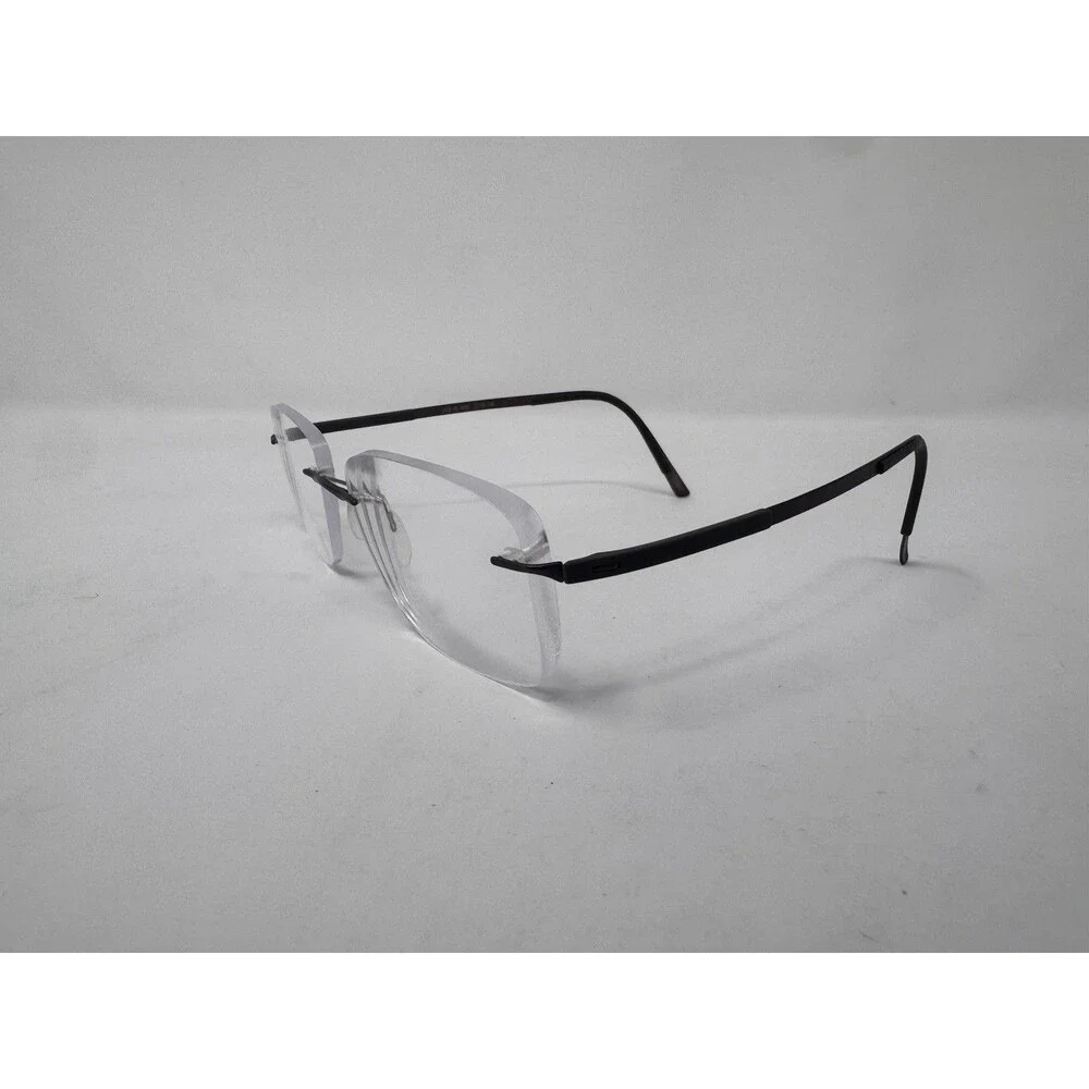 Silhouette 5416 40 6055 Titanium Bronze Gray Rimless Eyeglasses Frames 19 140